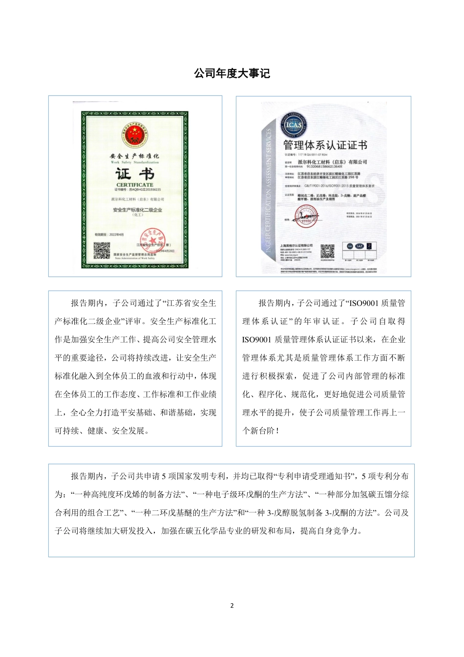 430661_2019_派尔科_2019年年度报告_2020-06-04.pdf_第2页