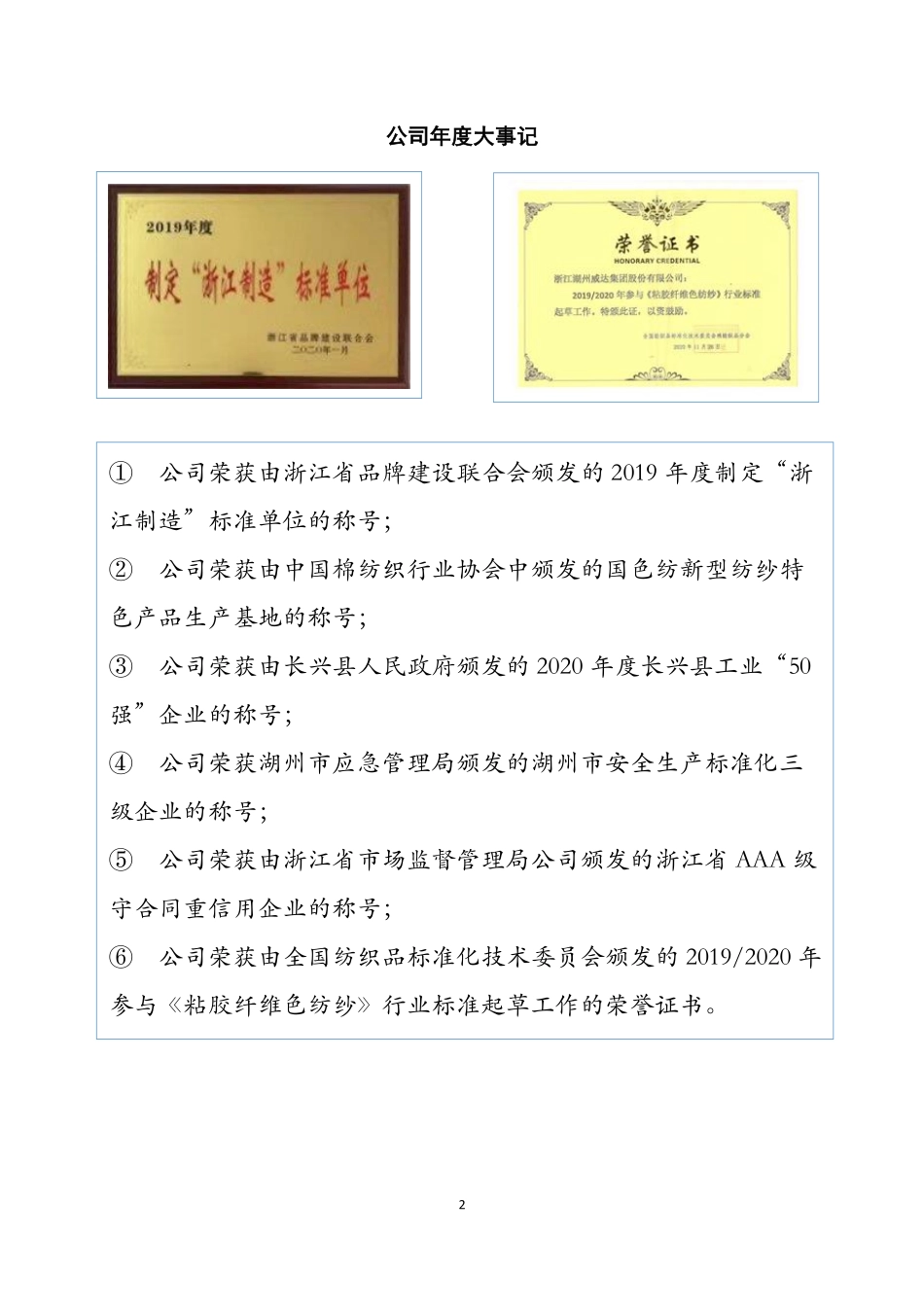 835511_2020_威达集团_2020年年度报告_2021-04-21.pdf_第2页