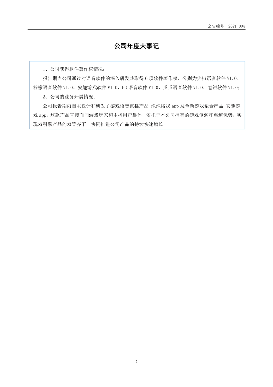 835804_2020_安趣股份_2020年年度报告_2021-04-18.pdf_第2页
