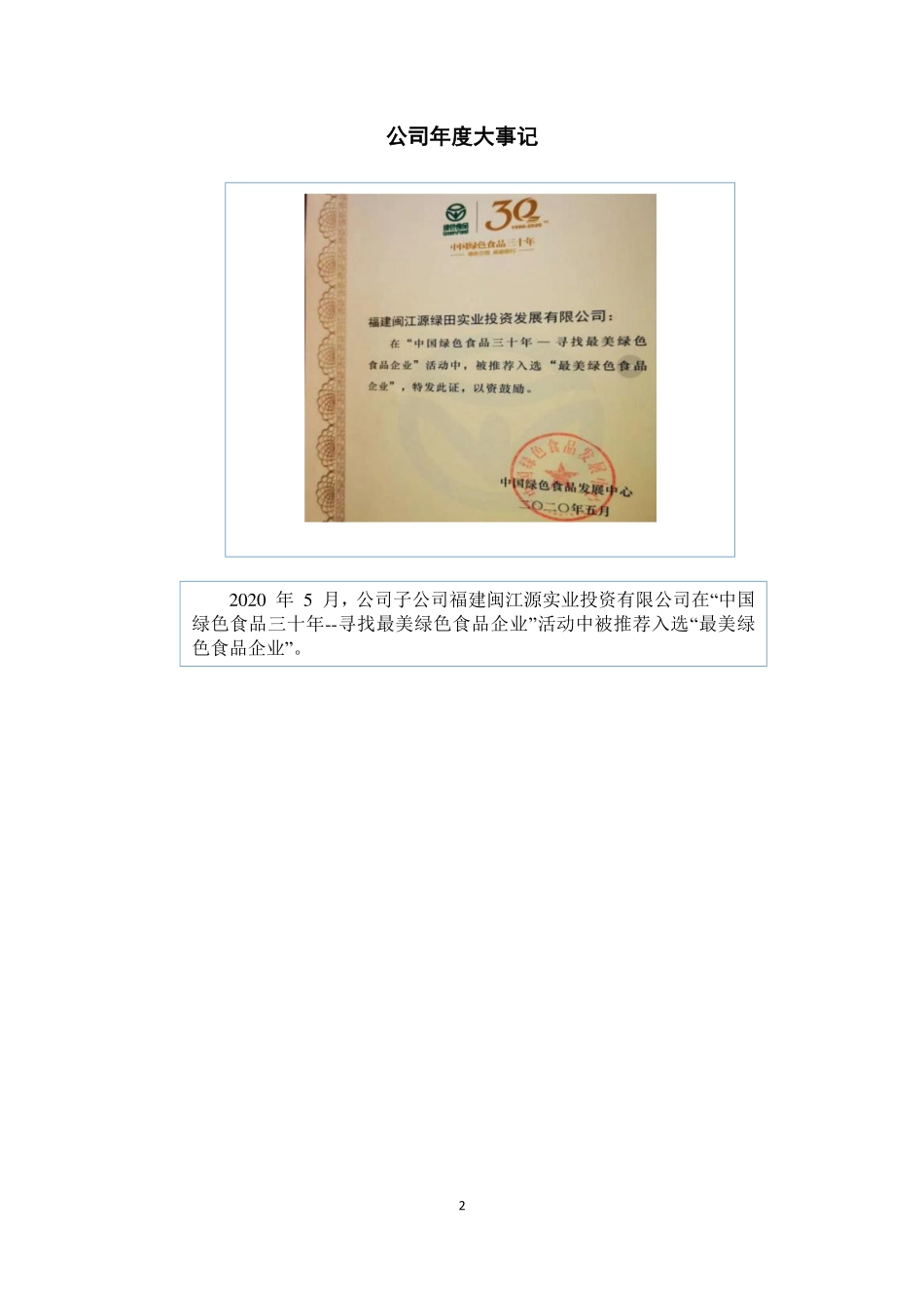 839635_2020_绿田股份_2020年年度报告_2021-06-29.pdf_第2页