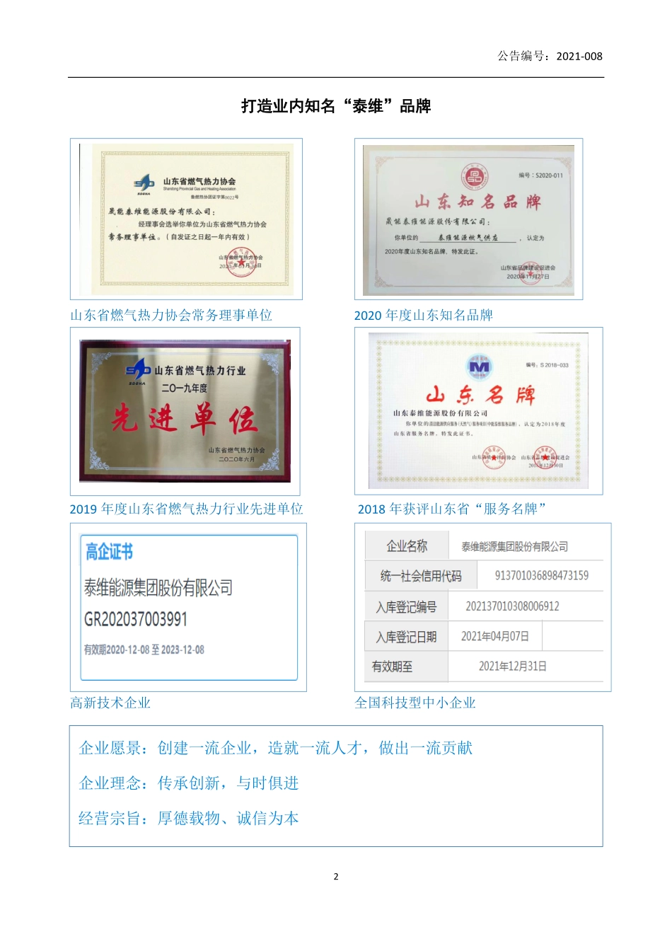 835567_2020_泰维能源_2020年年度报告_2021-04-27.pdf_第2页