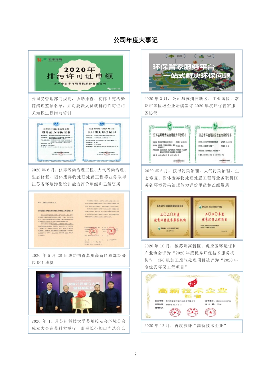 872753_2020_宏宇环境_2020年年度报告_2021-04-19.pdf_第2页