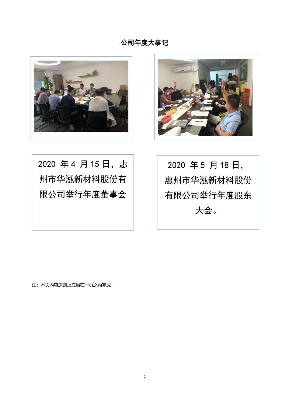 872361_2020_华泓新材_2020年年度报告_2021-04-20.pdf_第2页
