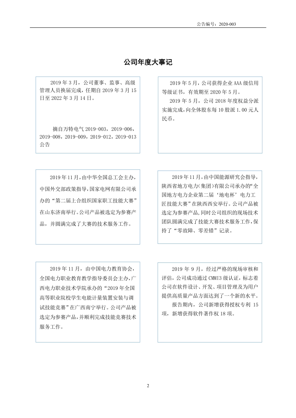 430391_2019_万特电气_2019年年度报告_2020-04-14.pdf_第2页