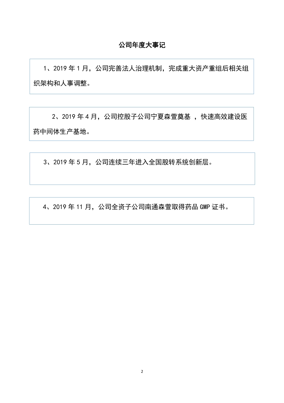 830946_2019_森萱医药_2019年年度报告_2020-04-28.pdf_第2页