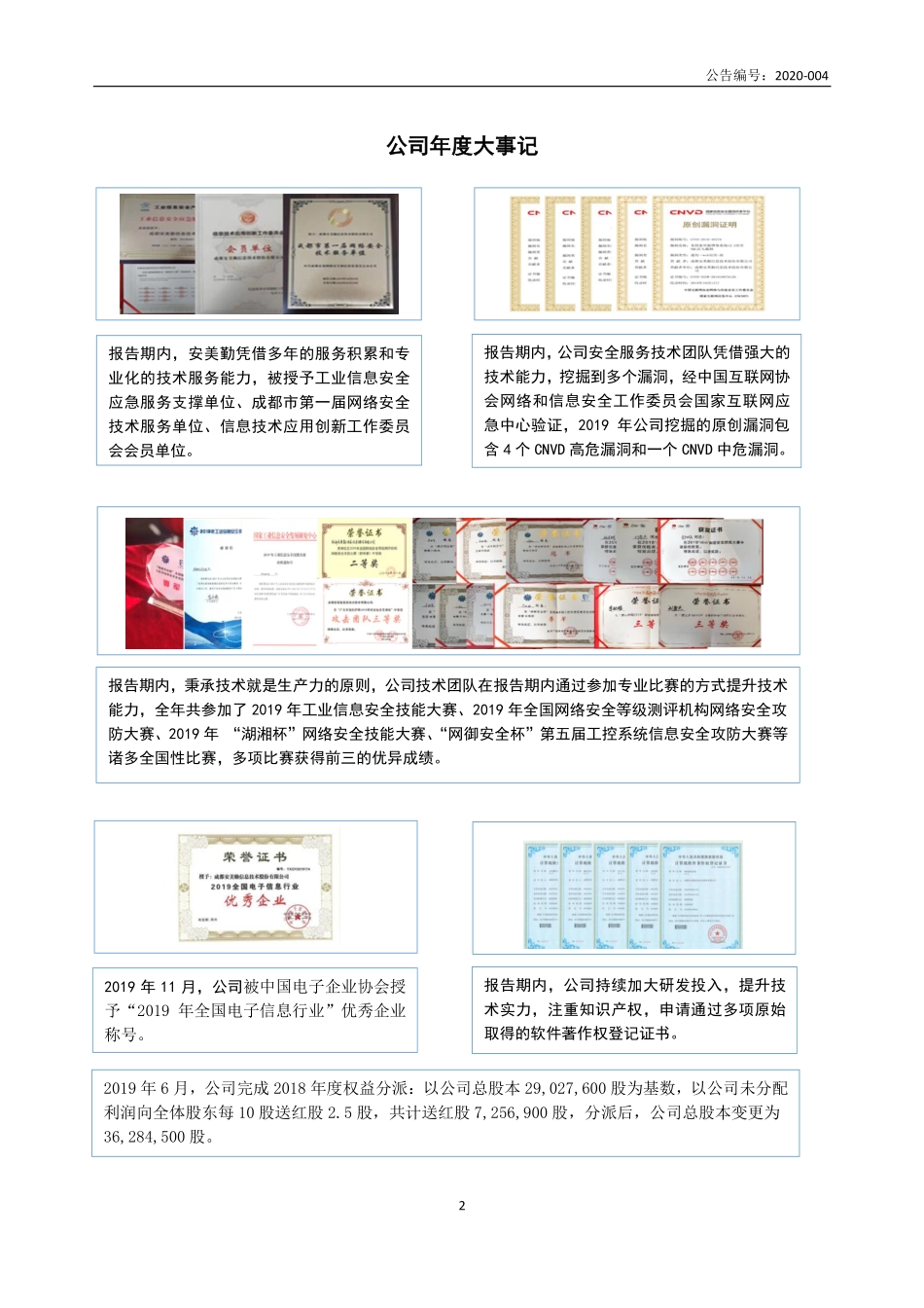 831288_2019_安美勤_2019年年度报告_2020-04-07.pdf_第2页