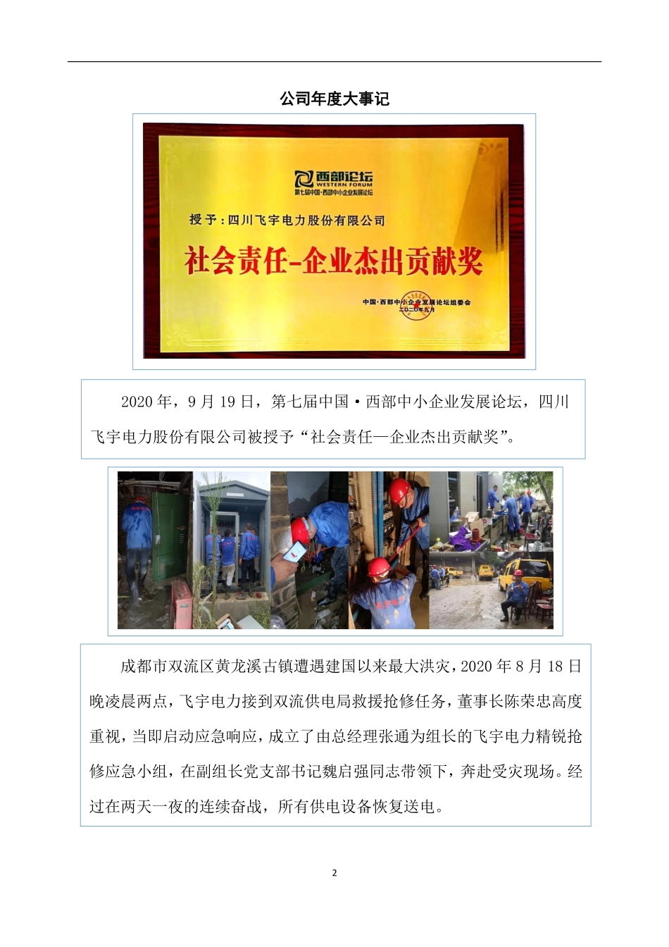 871700_2020_飞宇电力_2020年年度报告_2021-04-25.pdf_第2页