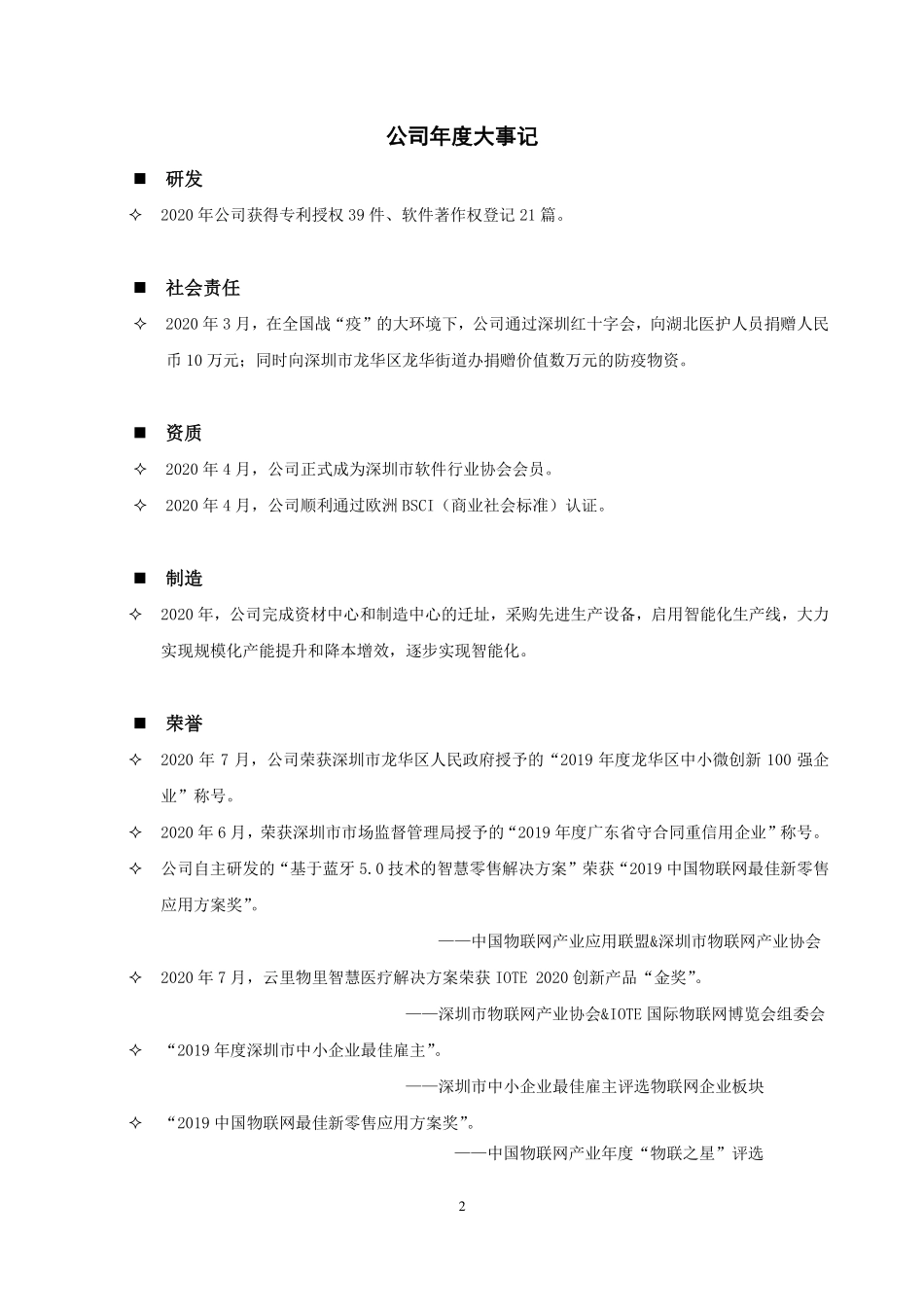 872374_2020_云里物里_2020年年度报告_2022-03-30.pdf_第2页