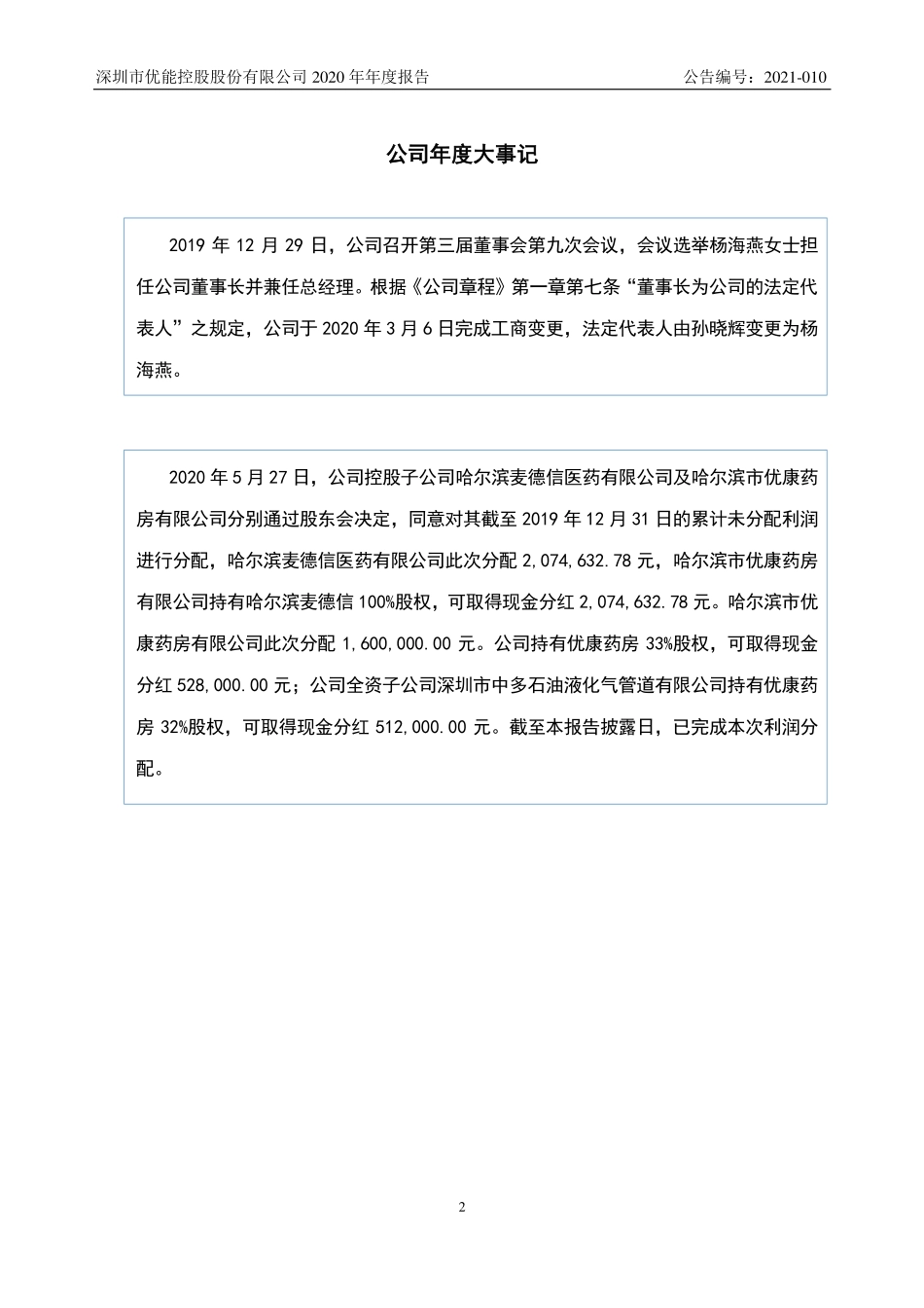 831667_2020_优能控股_2020年年度报告_2021-04-22.pdf_第2页