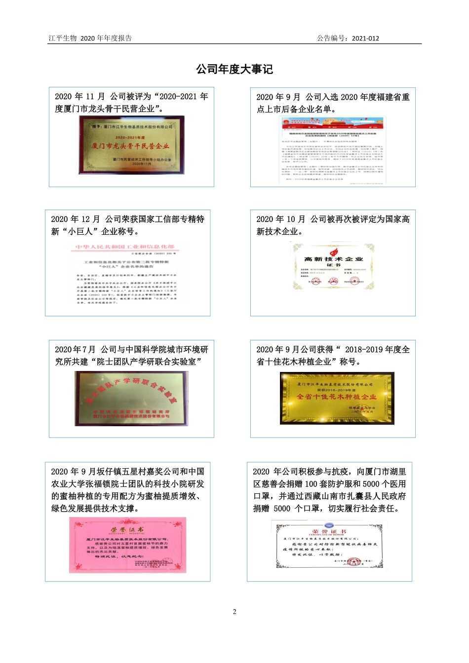 834162_2020_江平生物_2020年年度报告_2021-04-26.pdf_第2页