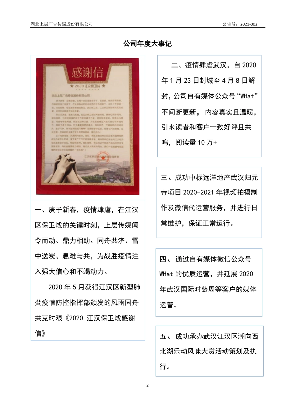 833046_2020_上层传媒_2020年年度报告_2021-04-28.pdf_第2页