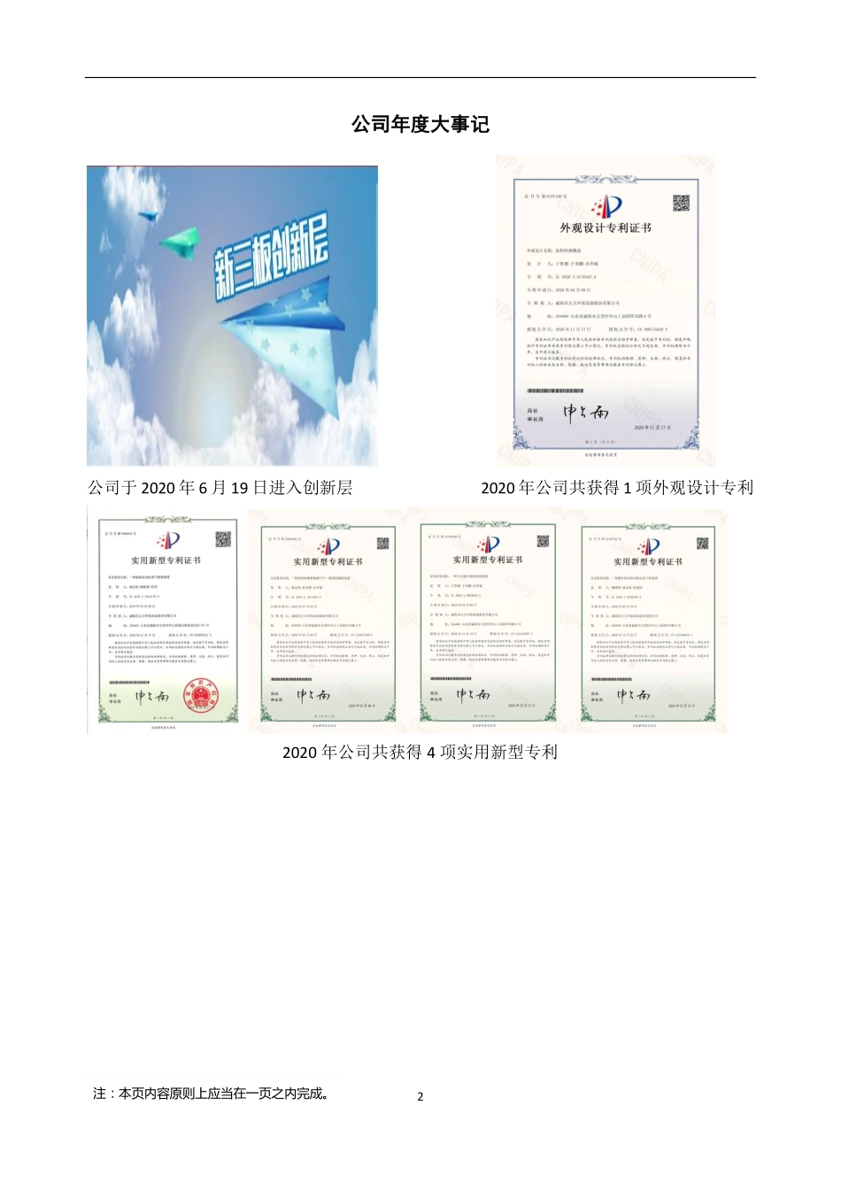 831686_2020_正大环保_2020年年度报告_2021-04-29.pdf_第2页