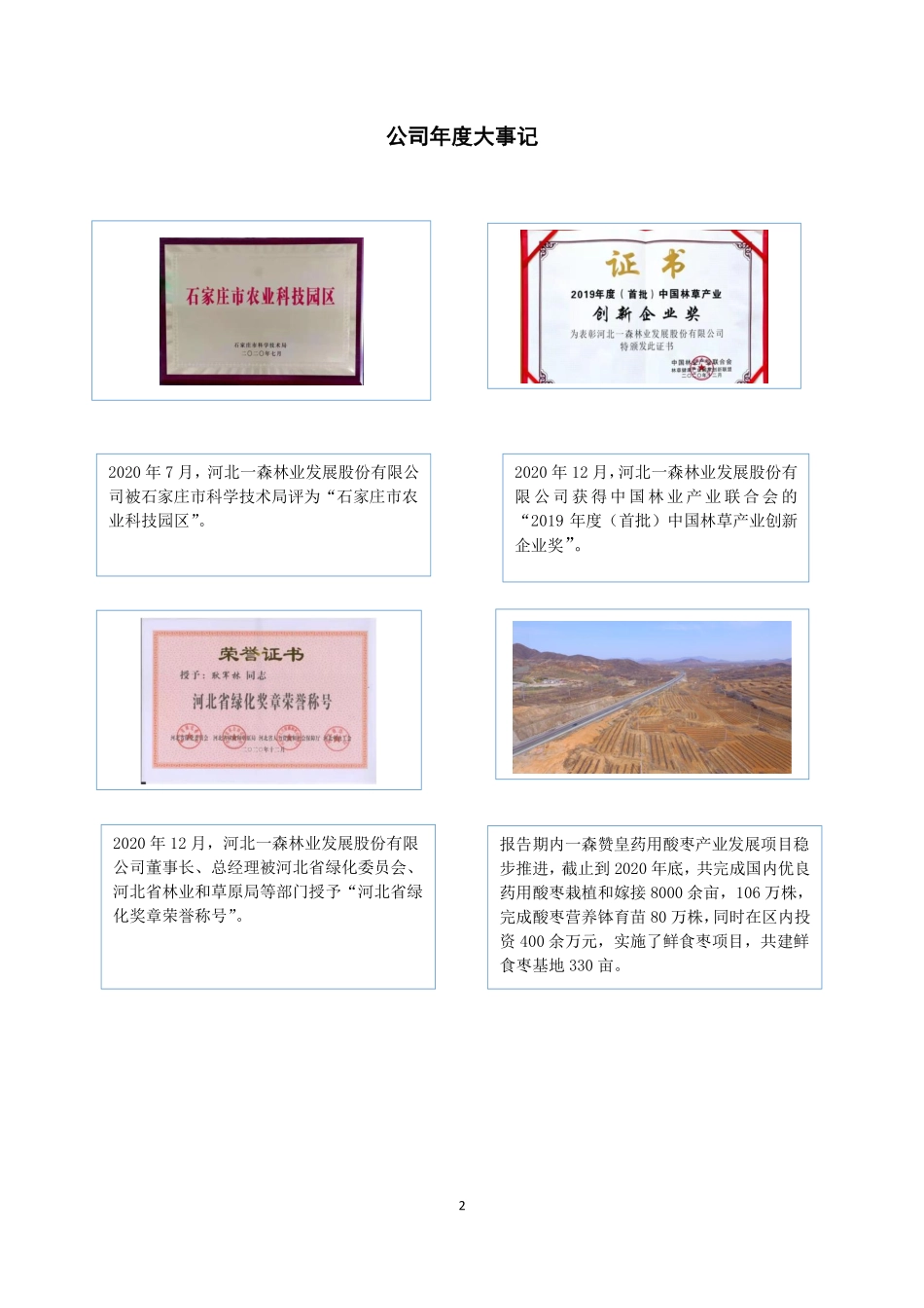 833881_2020_一森股份_2020年年度报告_2021-07-29.pdf_第2页