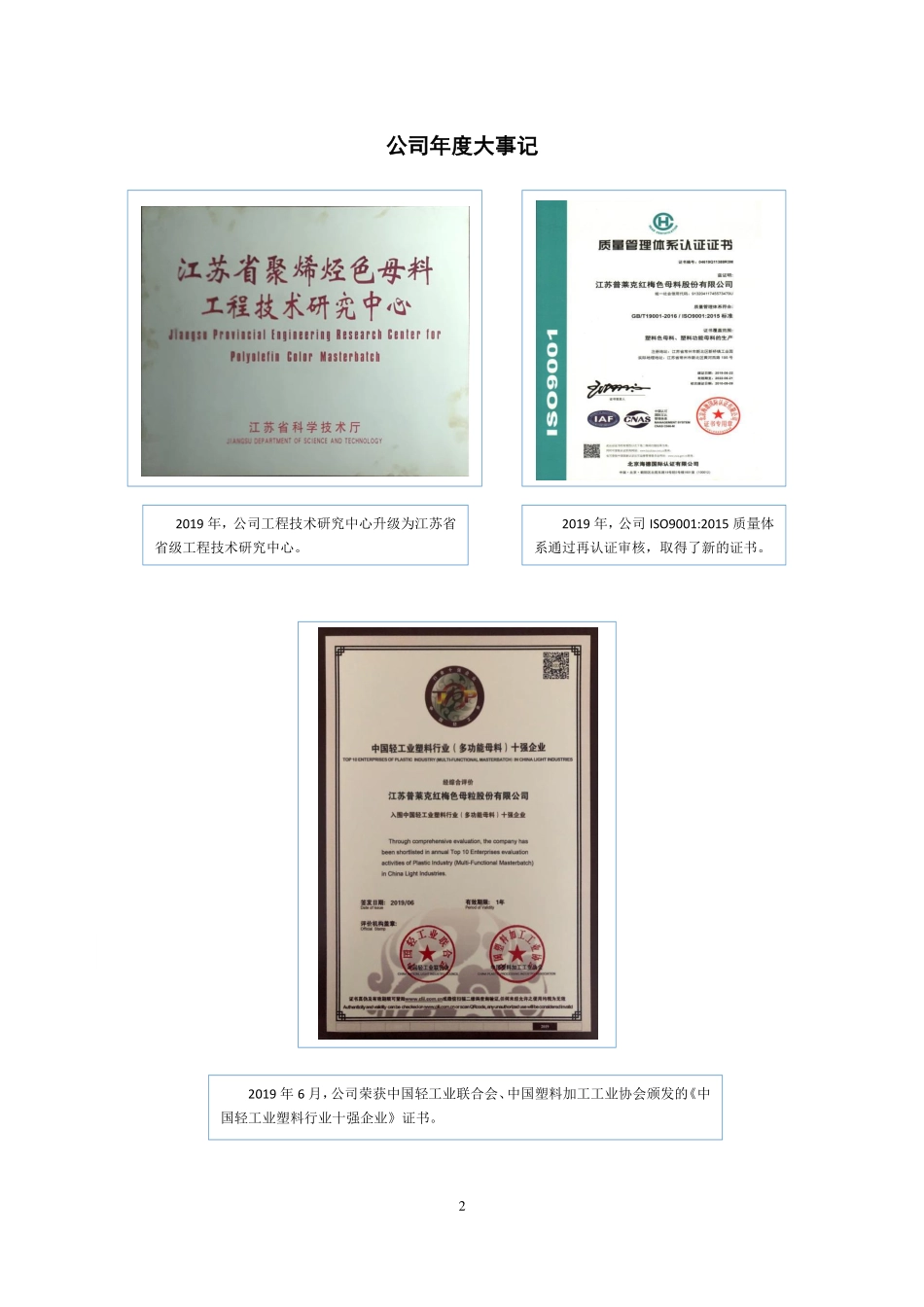 871968_2019_红梅色母_2019年年度报告_2020-04-28.pdf_第2页