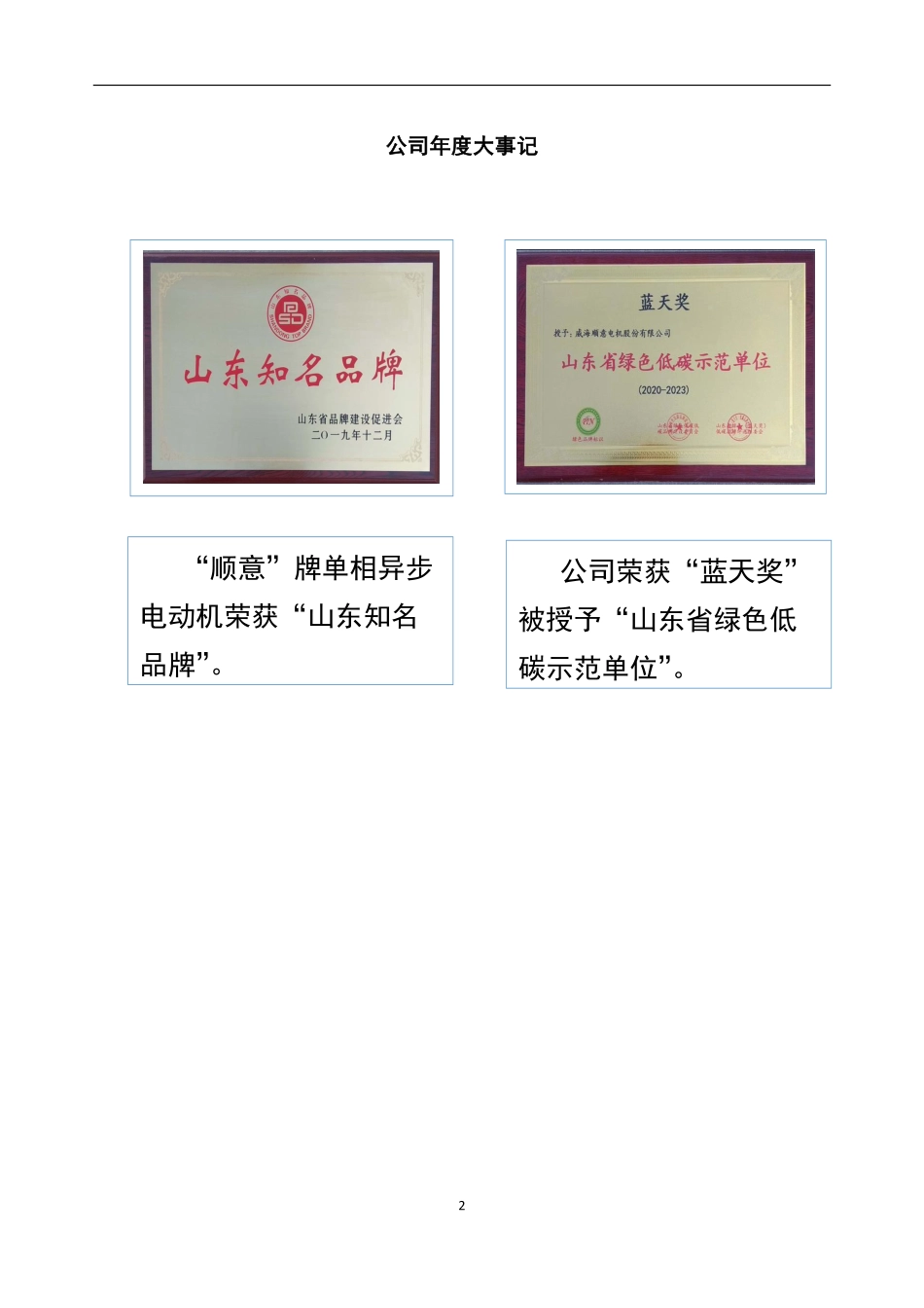 872298_2019_威海顺意_2019年年度报告_2020-04-23.pdf_第2页