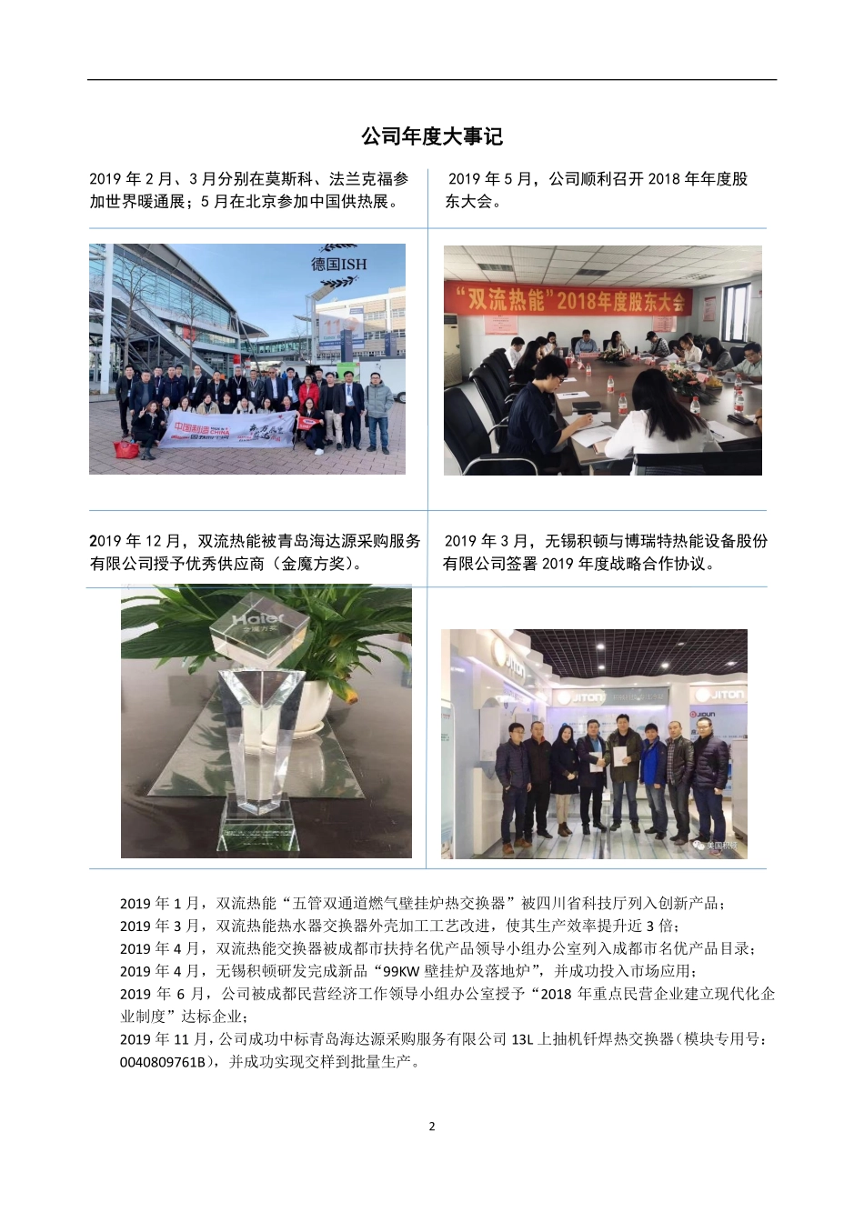 872652_2019_双流热能_2019年年度报告[2020-024]_2020-06-10.pdf_第2页