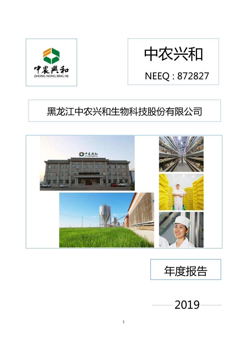 872827_2019_中农兴和_2019年年度报告_2020-06-29.pdf_第1页