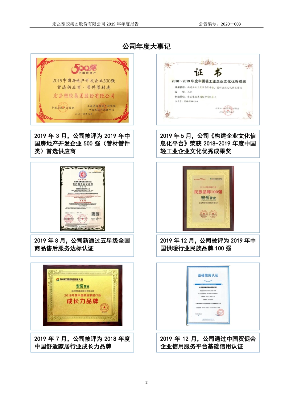 871306_2019_宏岳塑胶_2019年年度报告_2020-04-27.pdf_第2页