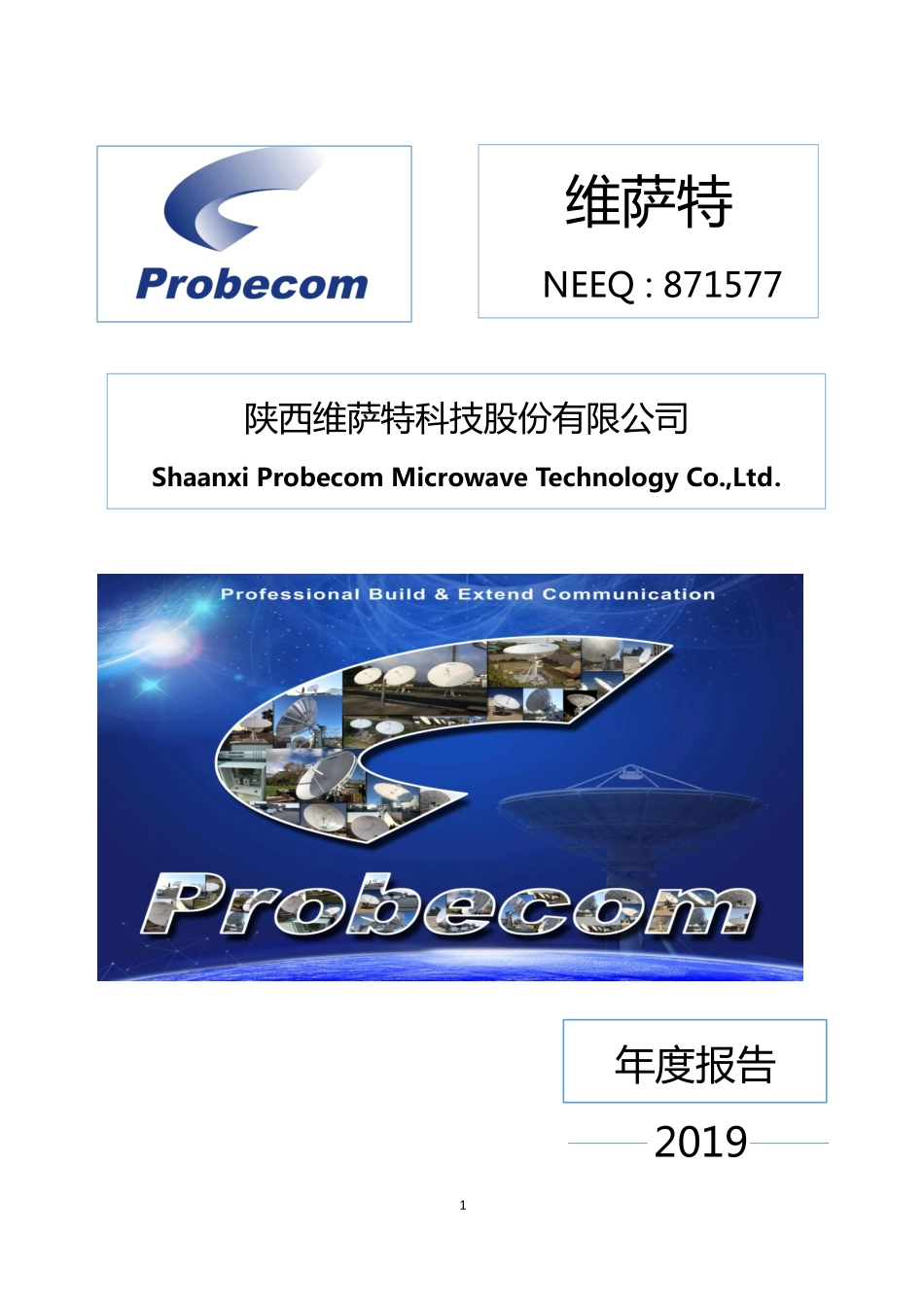 871577_2019_维萨特_2019年年度报告_2020-04-28.pdf_第1页