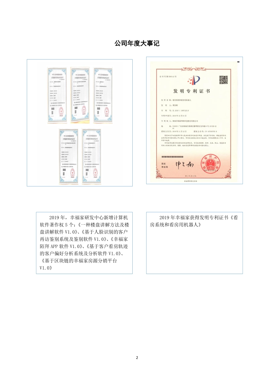 871199_2019_幸福家_2019年年度报告_2020-03-30.pdf_第2页