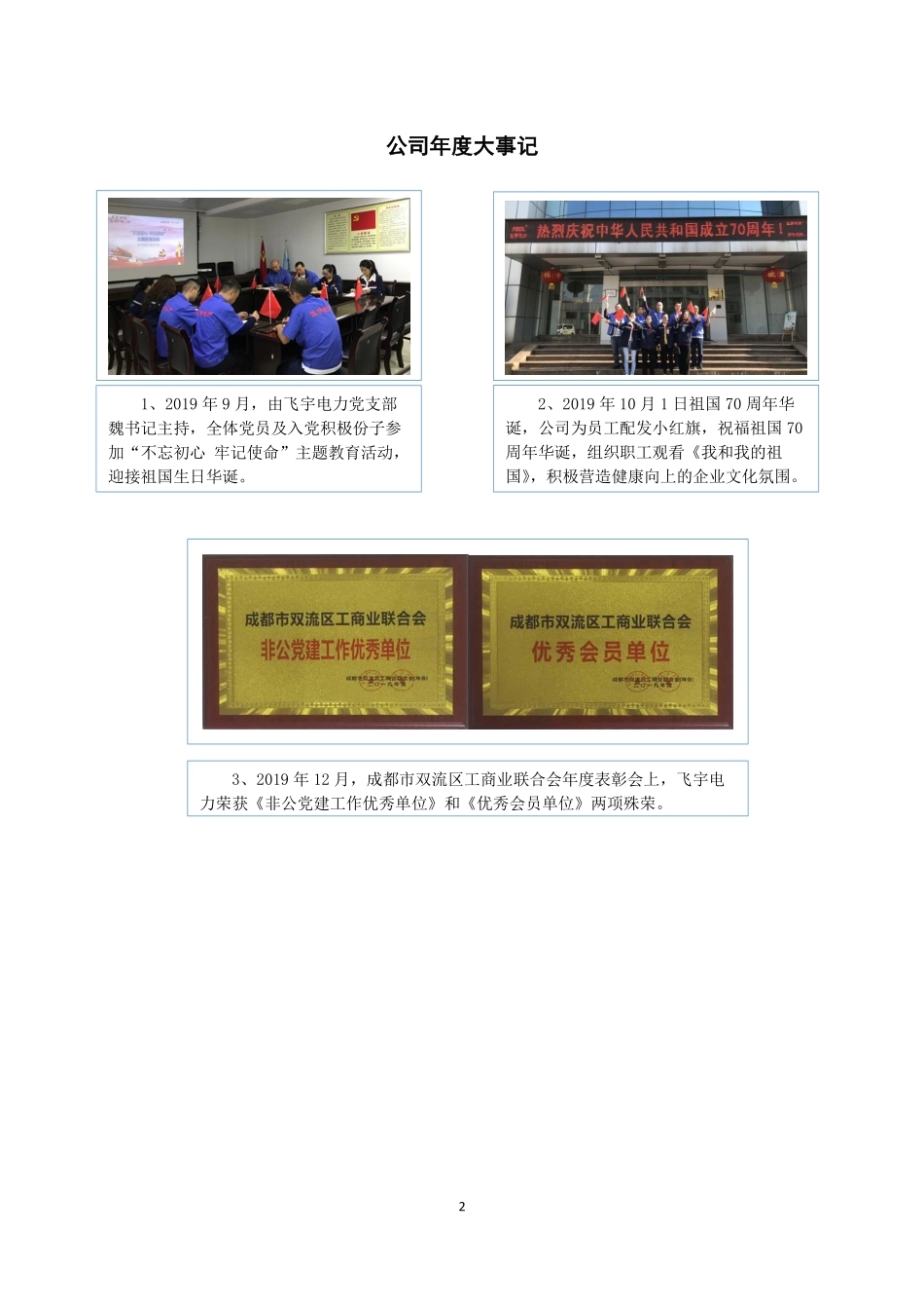 871700_2019_飞宇电力_2019年年度报告_2020-04-26.pdf_第2页