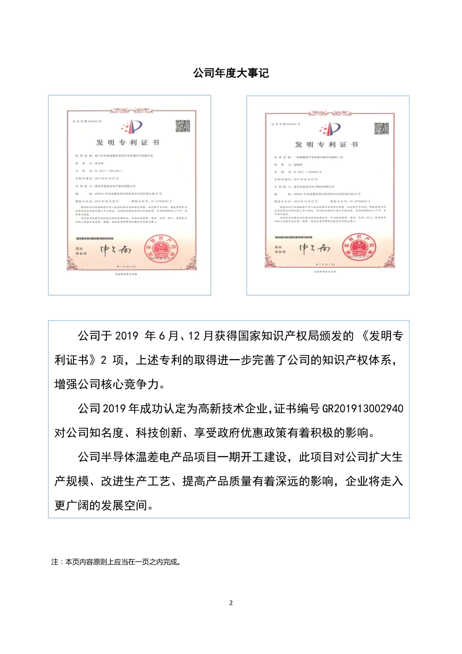 872240_2019_富连京_2019年年度报告_2020-04-19.pdf_第2页