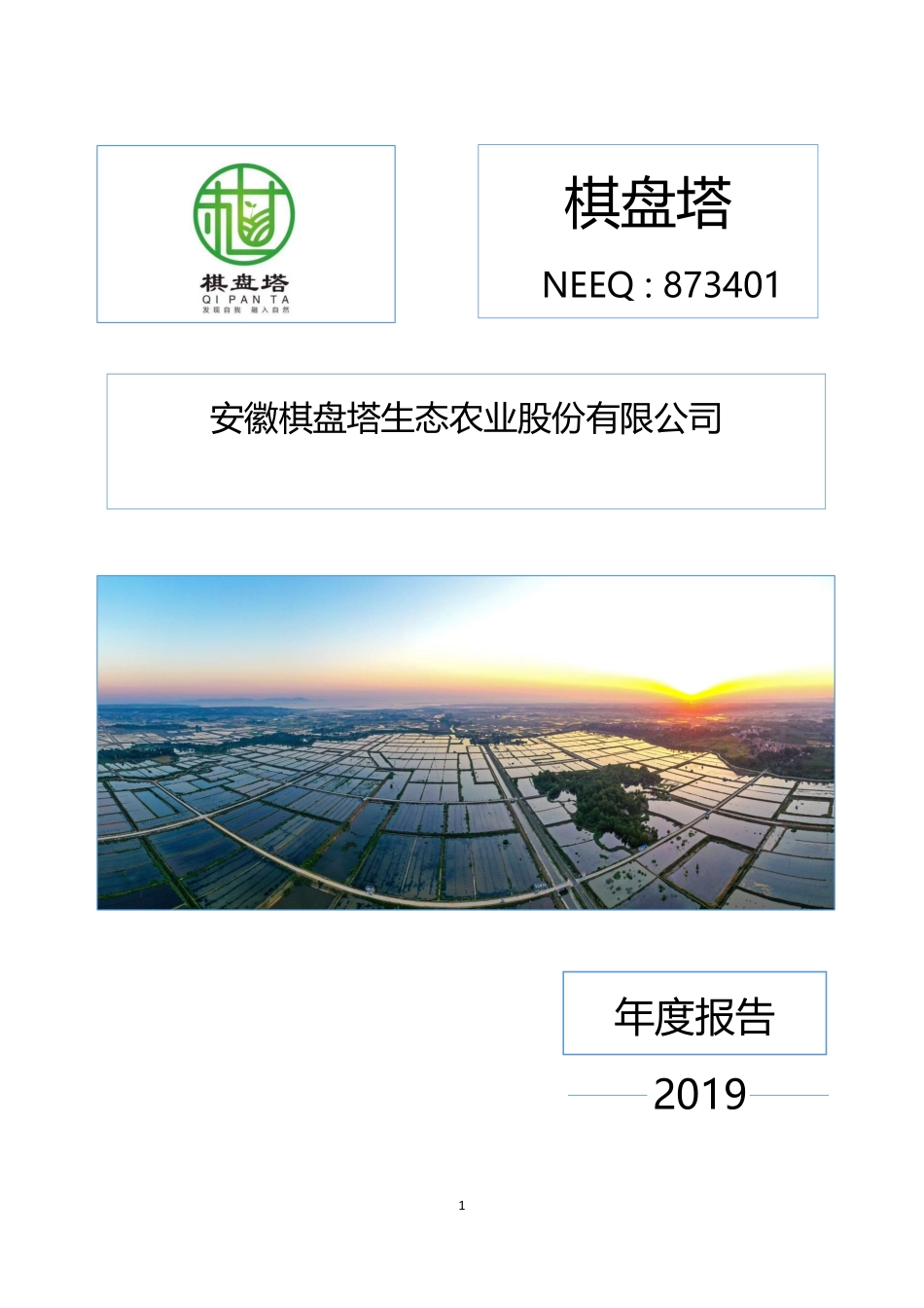 873401_2019_棋盘塔_2019年年度报告_2020-05-26.pdf_第1页