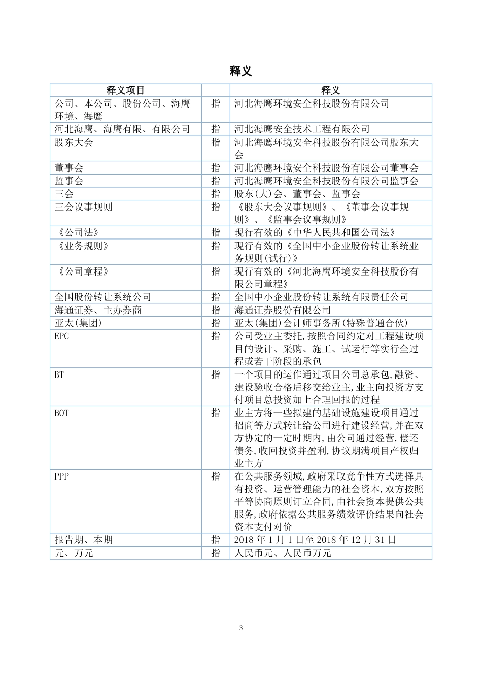 832963_2018_海鹰环境_2018年年度报告_2019-04-15.pdf_第3页