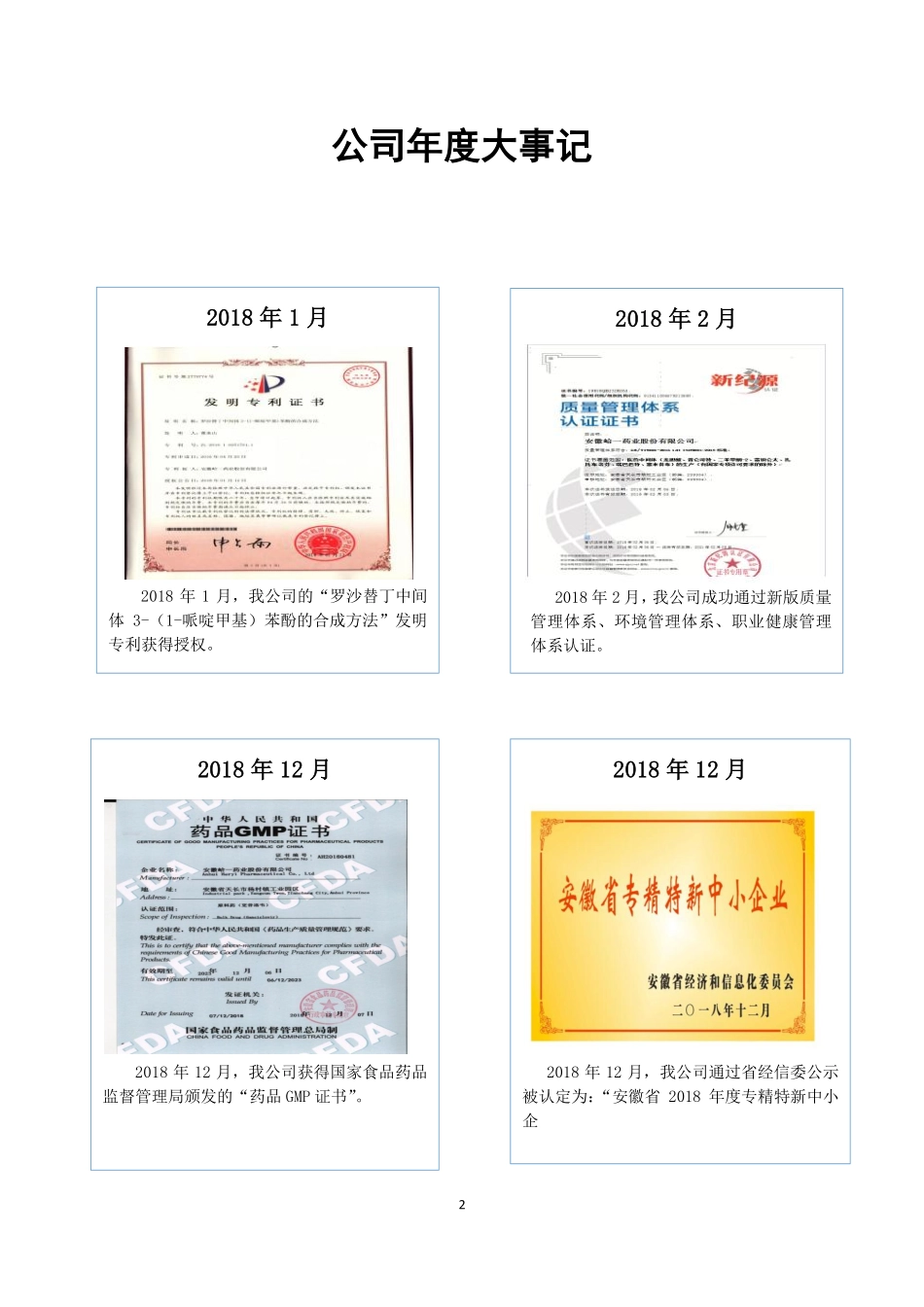 430478_2018_峆一药业_2018年年度报告_2019-04-23.pdf_第2页