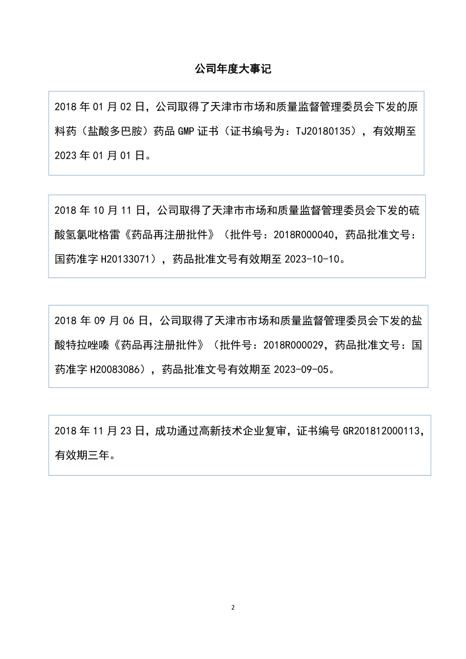 430645_2018_中瑞药业_2018年年度报告_2020-10-15.pdf_第2页