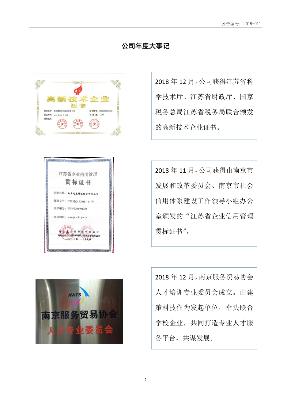 830868_2018_建策科技_2018年年度报告_2019-04-15.pdf_第2页