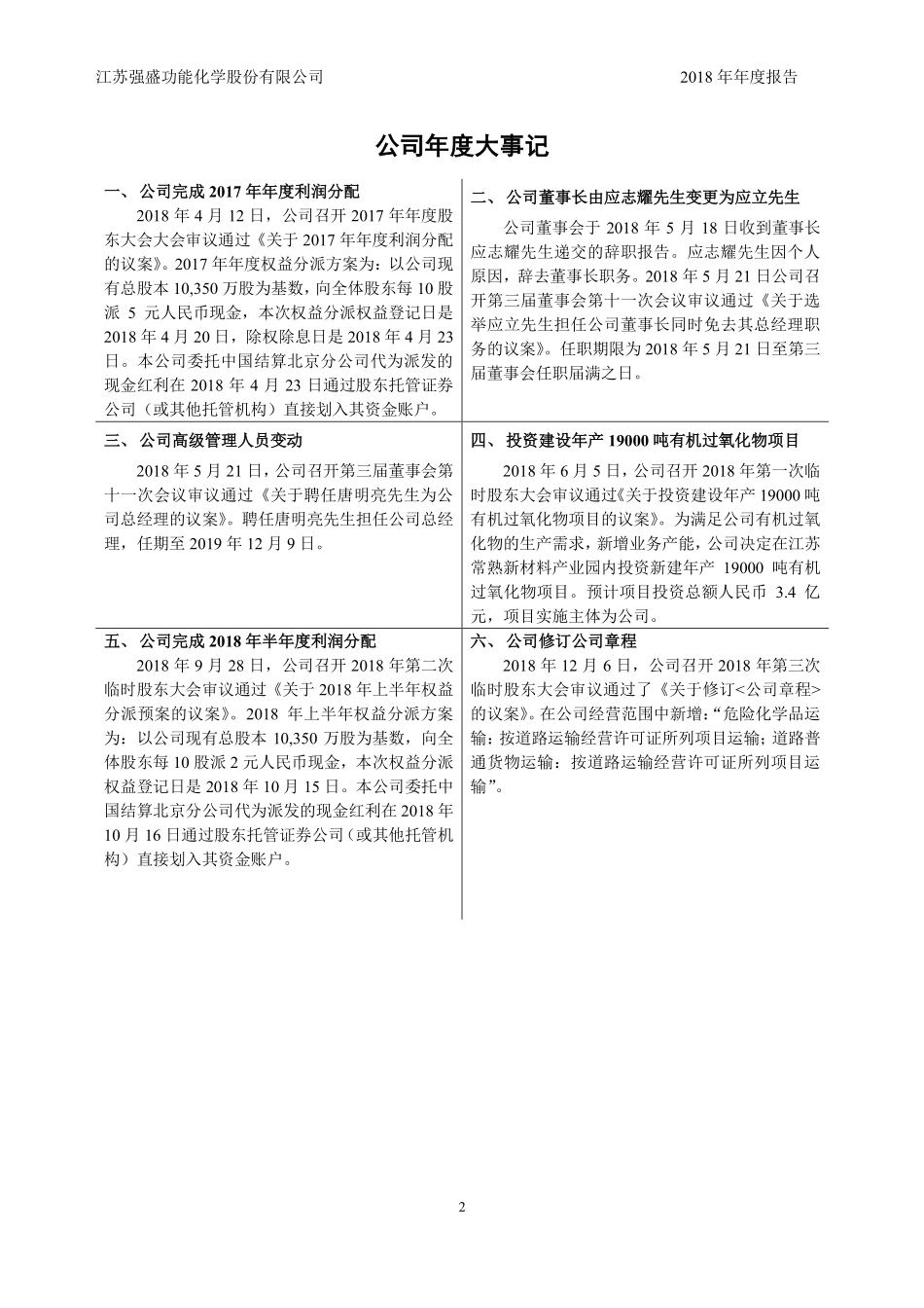 831184_2018_强盛股份_2018年年度报告_2019-03-28.pdf_第2页