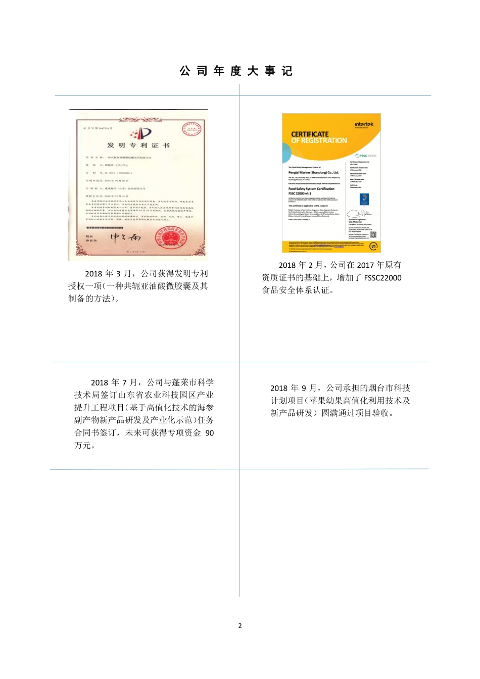 834752_2018_蓬莱海洋_2018年年度报告_2019-04-25.pdf_第2页