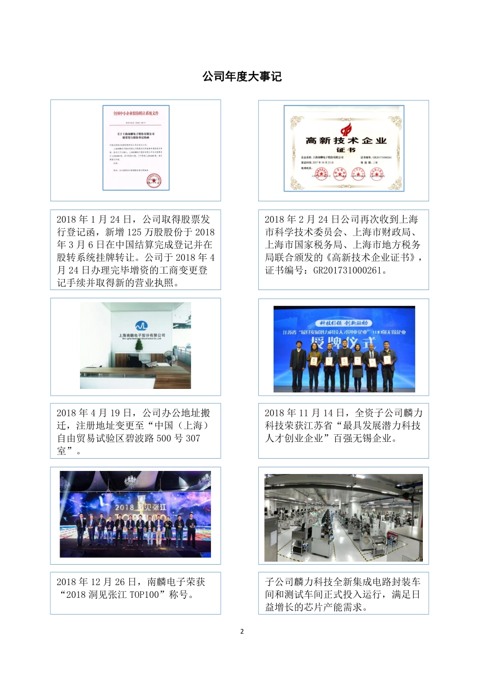 831394_2018_南麟电子_2018年年度报告_2019-04-21.pdf_第2页