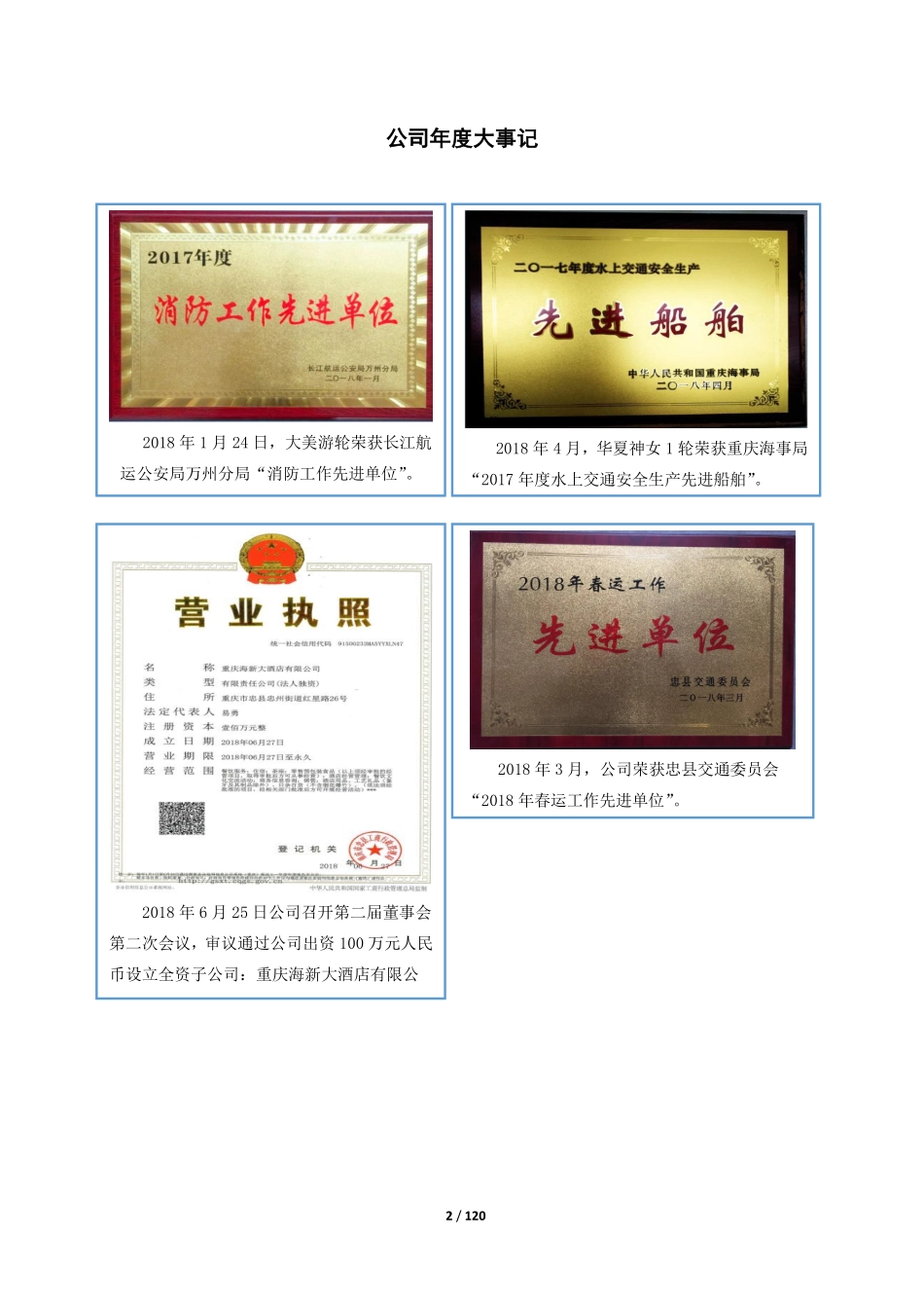 831408_2018_大美游轮_2018年年度报告_2019-04-08.pdf_第2页