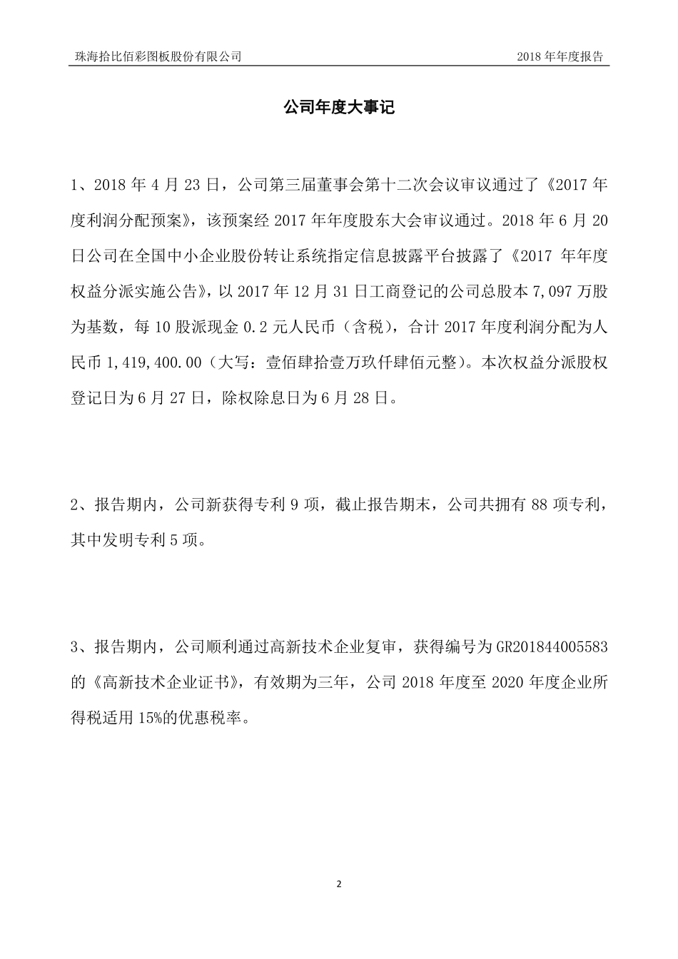 831768_2018_拾比佰_2018年年度报告_2020-11-09.pdf_第2页