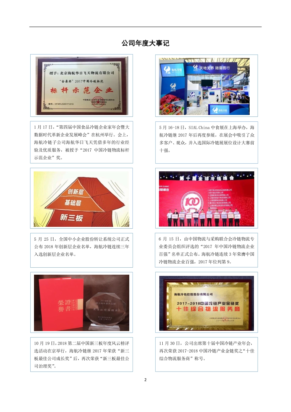 831900_2018_海航冷链_2018年年度报告_2019-04-25.pdf_第2页