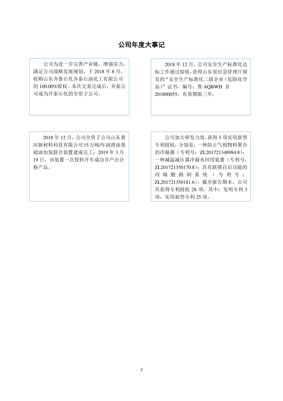 831928_2018_开泰石化_2018年年度报告_2019-04-18.pdf_第2页