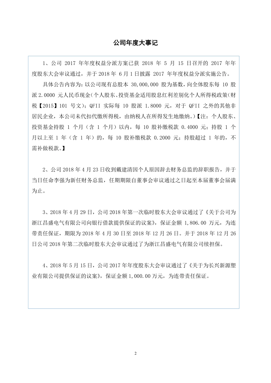 835511_2018_威达集团_2018年年度报告_2019-04-14.pdf_第2页