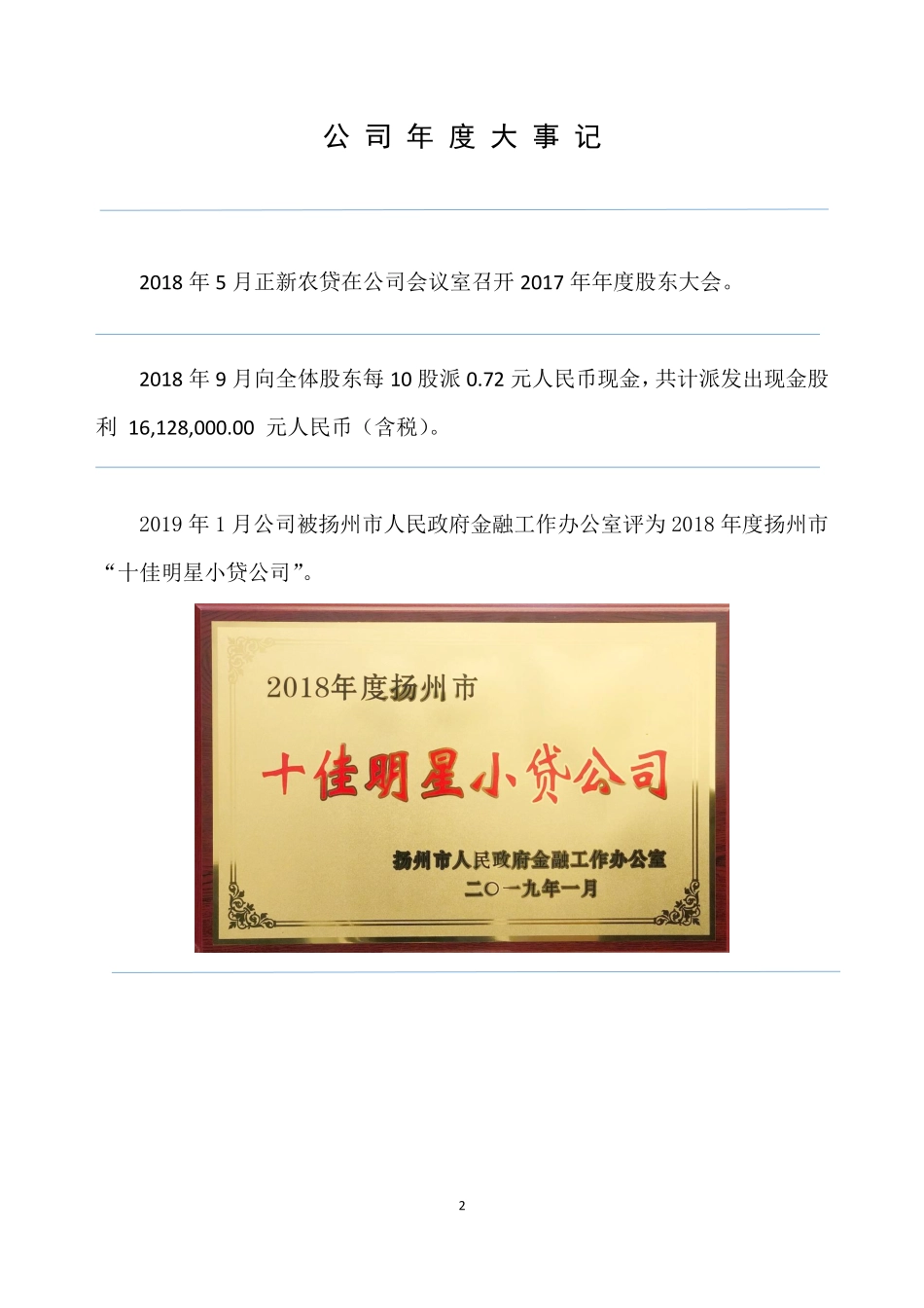 833843_2018_正新农贷_2018年年度报告_2019-04-11.pdf_第2页