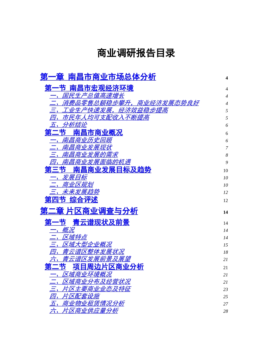 南昌市商业批发市场调查报告.doc_第1页