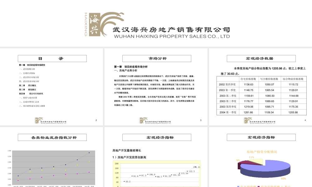 武汉中医教工宿舍项目可行性报告.ppt