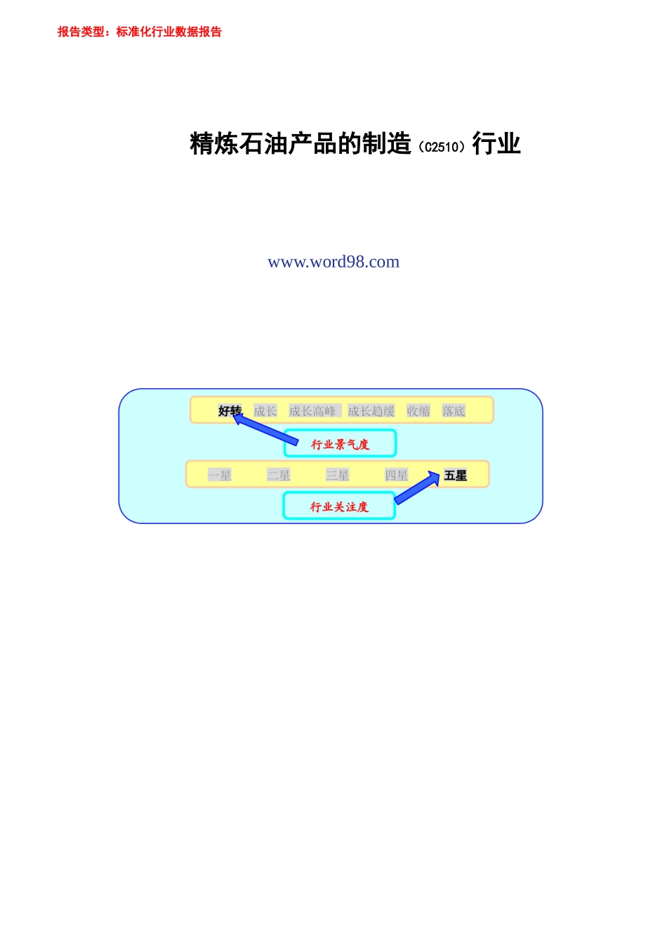 精炼石油产品行业报告2004.doc_第1页