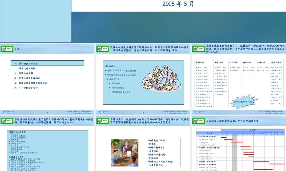 莱茵达集团中期报告.ppt