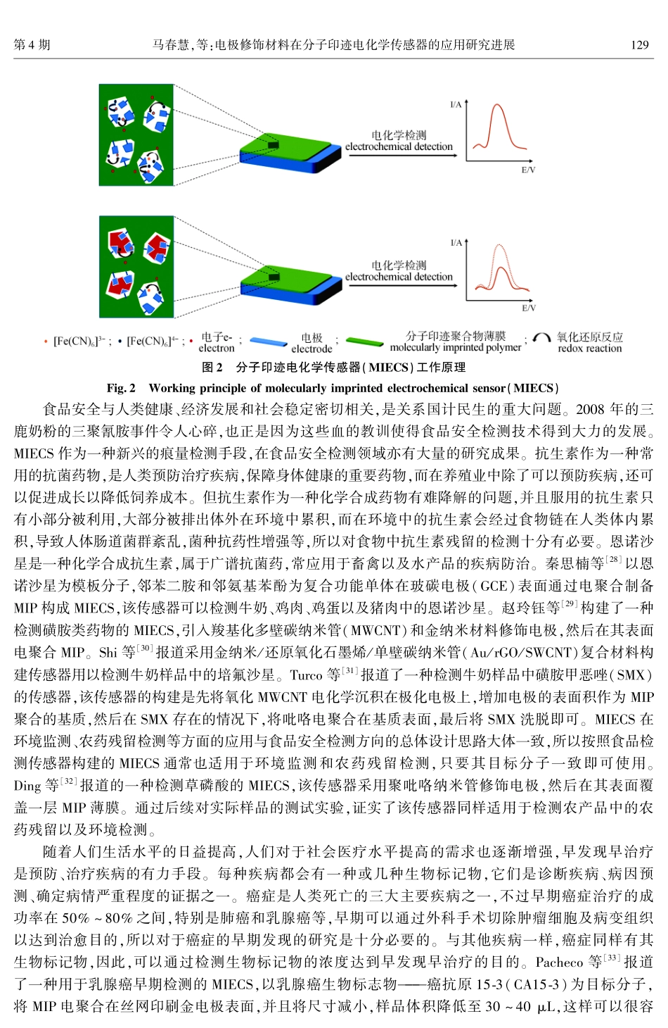 电极修饰材料在分子印迹电化学传感器的应用研究进展.pdf_第3页