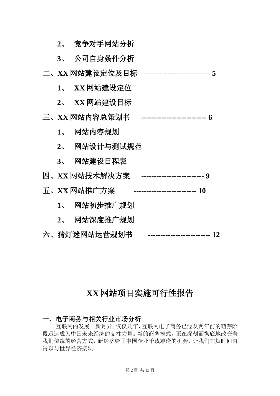 XX网站项目规划书.doc_第2页