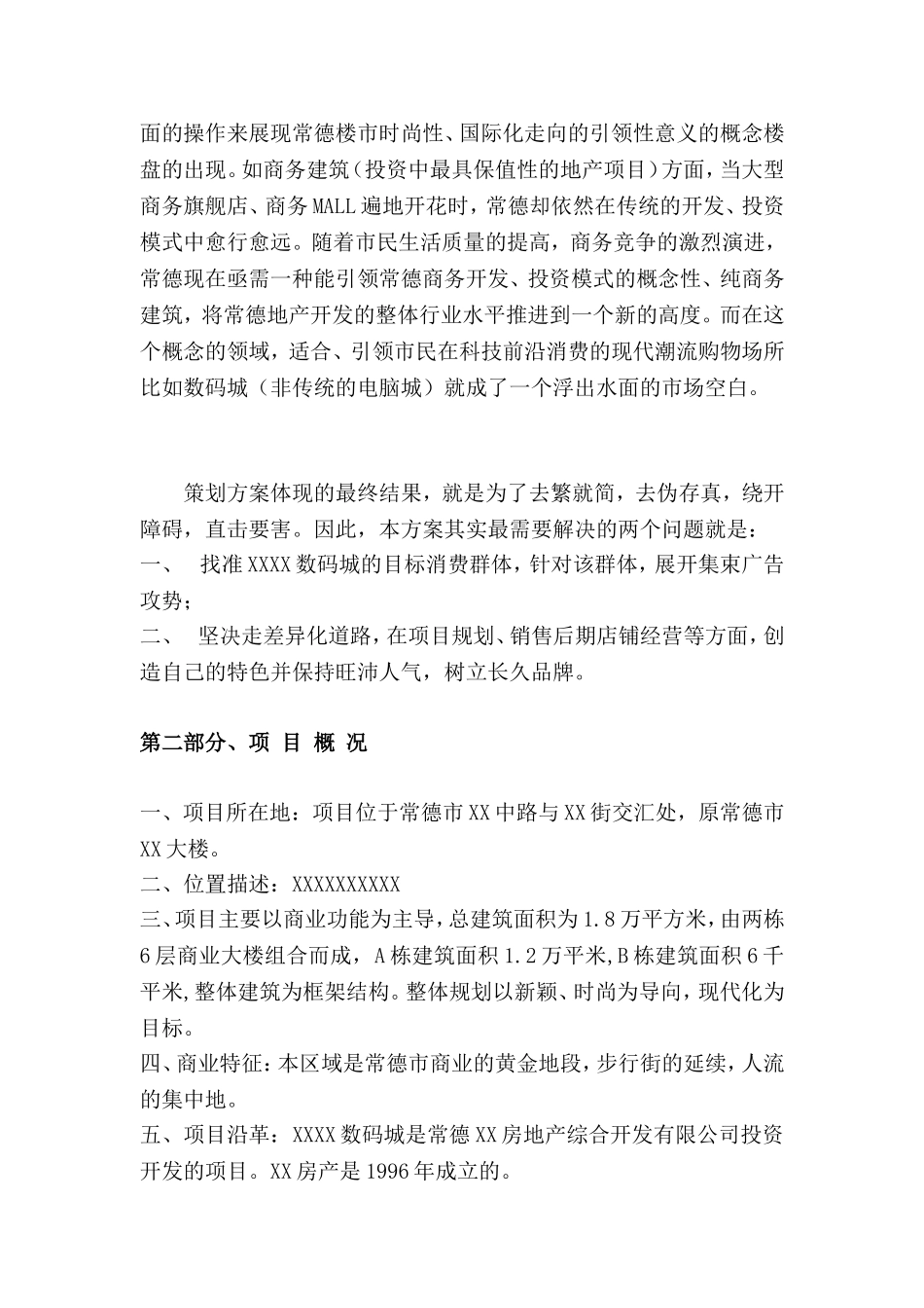 “XX数码城”可行性研究报告.doc_第2页