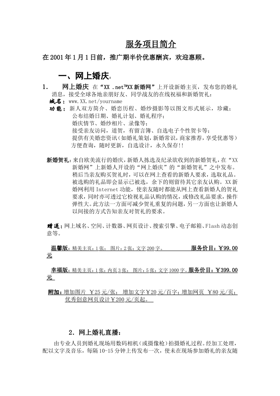 XX网站项目方案.doc_第3页