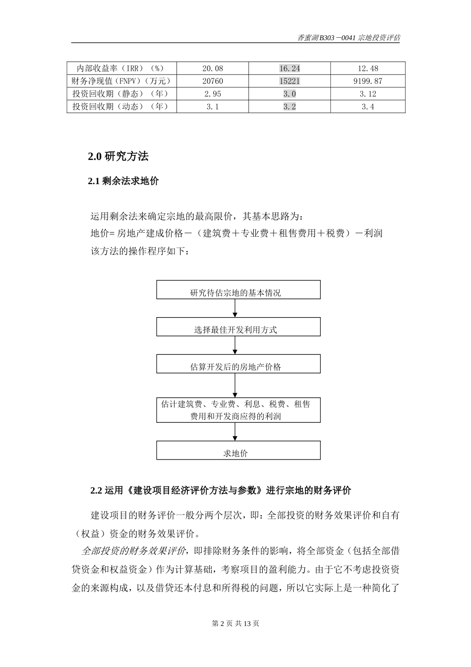 香蜜湖地块地产开发可行性报告正文.doc_第2页
