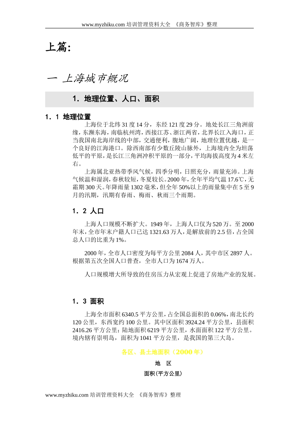 上海房地产可行性调研报告.doc_第1页